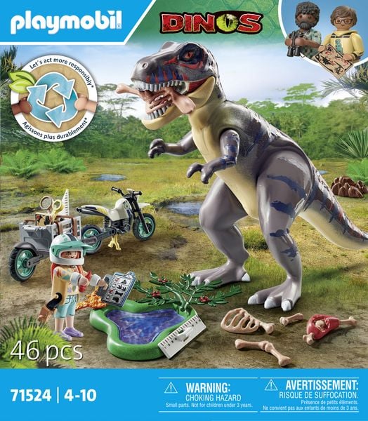 Produktbild: PLAYMOBIL 71524 T-Rex-Spurensuche
