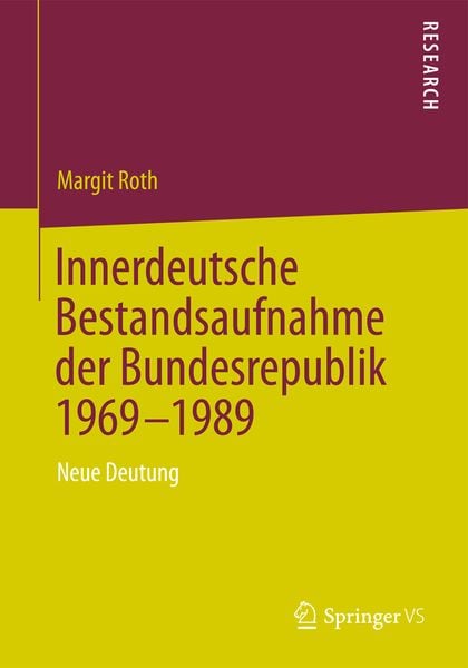 Produktbild: Innerdeutsche Bestandsaufnahme der Bundesrepublik 1969-1989