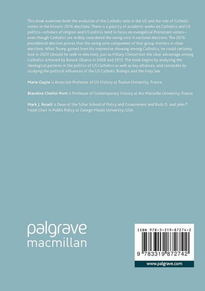 Produktbild: Catholics and US Politics After the 2016 Elections