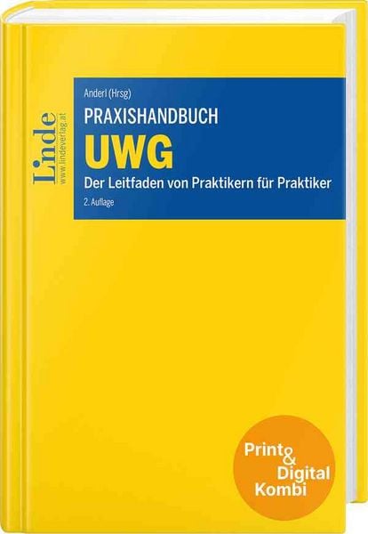Produktbild: Praxishandbuch UWG (Kombi Print&digital)