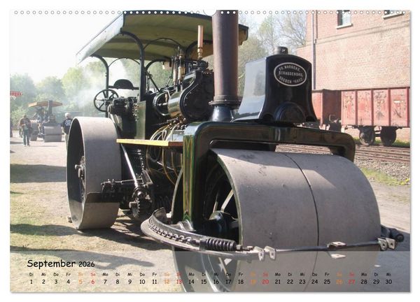 Produktbild: Dampffahrzeuge (Wandkalender 2026 DIN A2 quer), CALVENDO Monatskalender