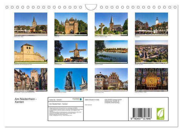 Produktbild: Am Niederrhein - Xanten (Wandkalender 2026 DIN A4 quer), CALVENDO Monatskalender