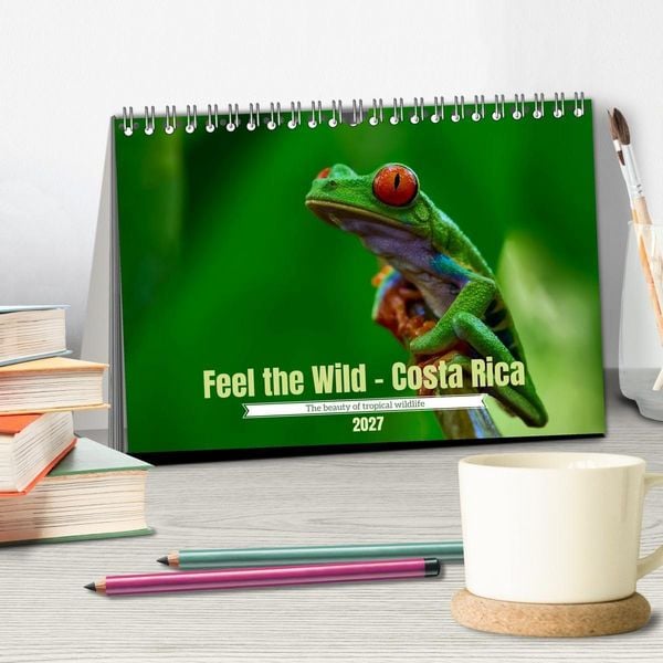 Produktbild: Feel the Wild &ndash; Costa Rica (Desk Calendar 2027 DIN A5 landscape), CALVENDO 12 Month DeskCalendar