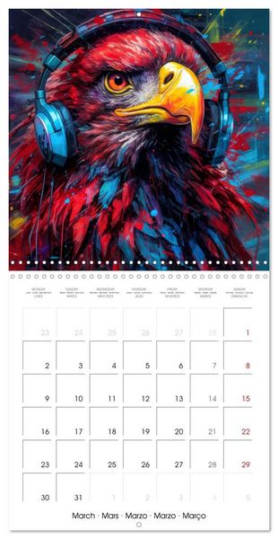 Produktbild: Animal Beats (Wall Calendar 2026 12 &times; 12 Inch) CALVENDO 12 Month Wall Calendar