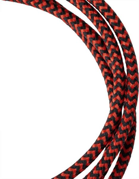 Produktbild: TOOLCRAFT USB-Kabel USB 2.0 USB-A Stecker, USB-C&reg; Stecker 2.00m Schwarz/Rot Extrem robuste Geflechtschirmung, beidseitig