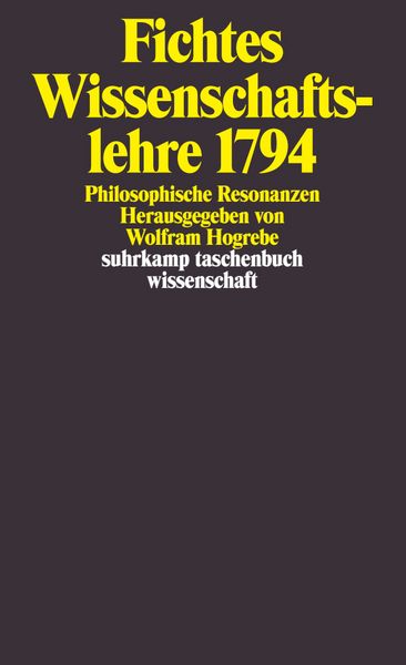 Produktbild: Fichtes Wissenschaftslehre 1794