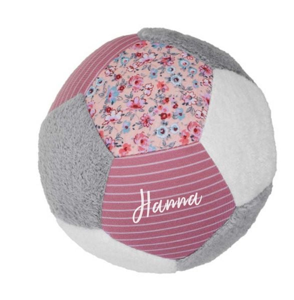 Produktbild: Stoffball rose/grau