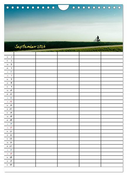 Produktbild: JUIST - DIE NORDSEEINSEL (Wandkalender 2026 DIN A4 hoch), CALVENDO Monatskalender
