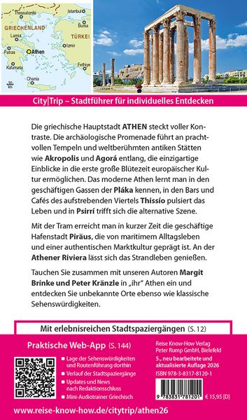 Produktbild: Reise Know-How CityTrip Athen