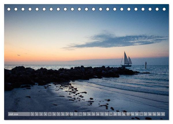Produktbild: Florida. Sonne und Meer (Tischkalender 2026 DIN A5 quer), CALVENDO Monatskalender