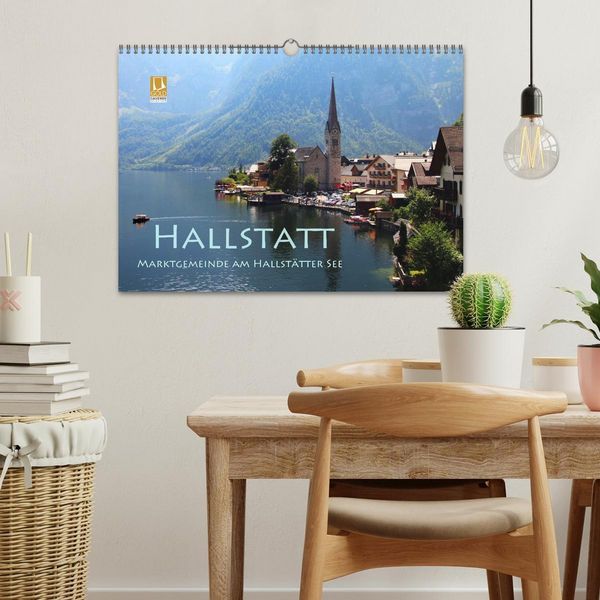Produktbild: Hallstatt, Marktgemeinde am Hallst&auml;tter See (Wandkalender 2026 DIN A3 quer), CALVENDO Monatskalender