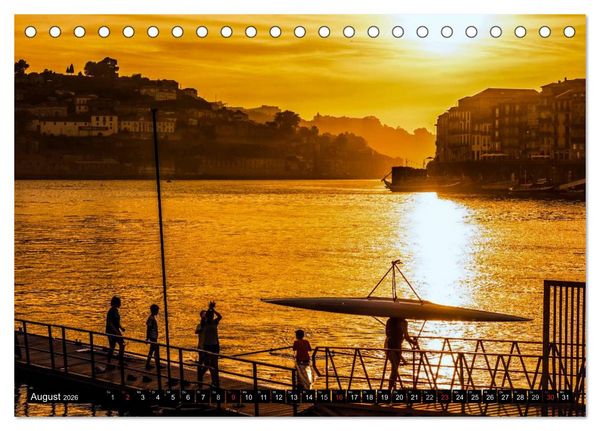 Produktbild: Porto - Die Handelsstadt am Douro (Tischkalender 2026 DIN A5 quer), CALVENDO Monatskalender