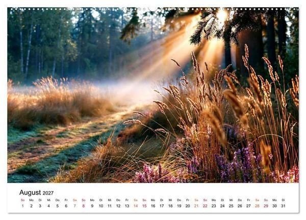 Produktbild: Sonnenjahr (Wandkalender 2027 DIN A2 quer), CALVENDO Monatskalender