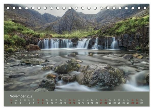 Produktbild: Isle of Skye, die raue schottische Sch&ouml;nheit (Tischkalender 2026 DIN A5 quer), CALVENDO Monatskalender