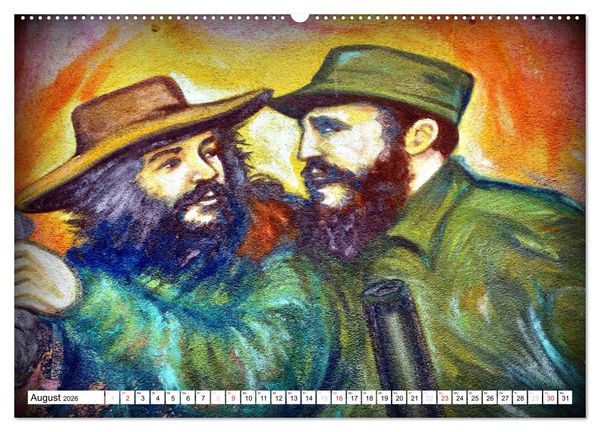 Produktbild: VIVA FIDEL 2026 (hochwertiger Premium Wandkalender 2026 DIN A2 quer), Kunstdruck in Hochglanz