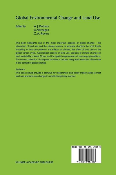 Produktbild: Global Environmental Change and Land Use