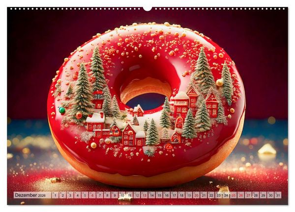 Produktbild: Donuts - Eine Reise durch die Jahreszeiten (Wandkalender 2026 DIN A2 quer), CALVENDO Monatskalender