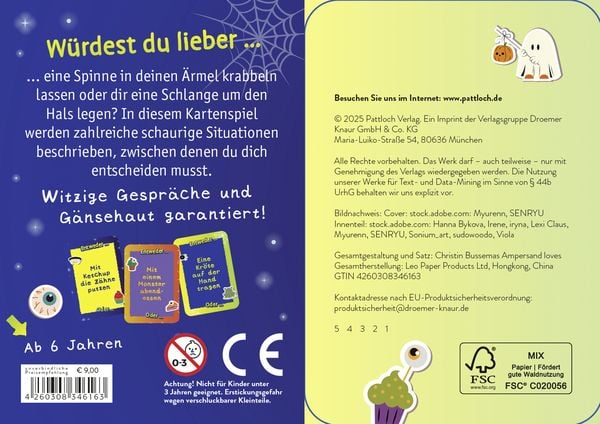 Produktbild: Entweder &ndash; Oder? Jetzt wird&rsquo;s gruselig!