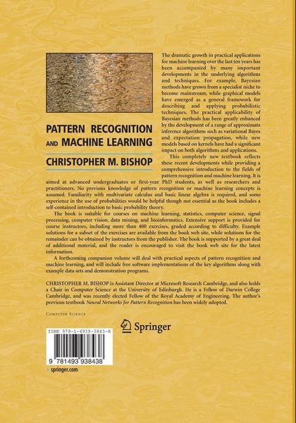 Produktbild: Pattern Recognition and Machine Learning