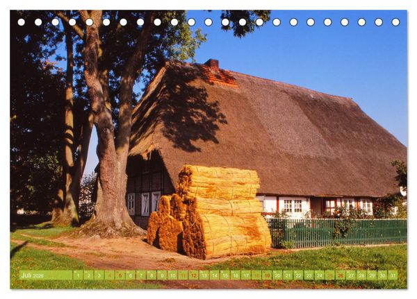 Produktbild: Landwirtschaft Natur pur Mecklenburg-Vorpommern (Tischkalender 2026 DIN A5 quer), CALVENDO Monatskalender