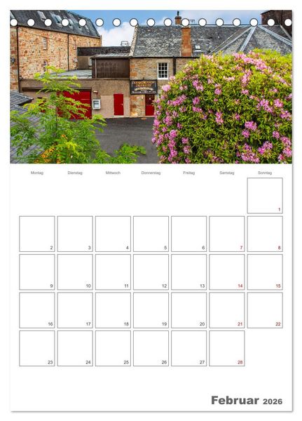 Produktbild: Schottland Impressionen - Schl&ouml;sser und Whisky (Tischkalender 2026 DIN A5 hoch), CALVENDO Monatskalender