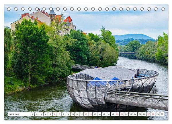 Produktbild: Graz - eine Stadt mit Flair (Tischkalender 2026 DIN A5 quer), CALVENDO Monatskalender