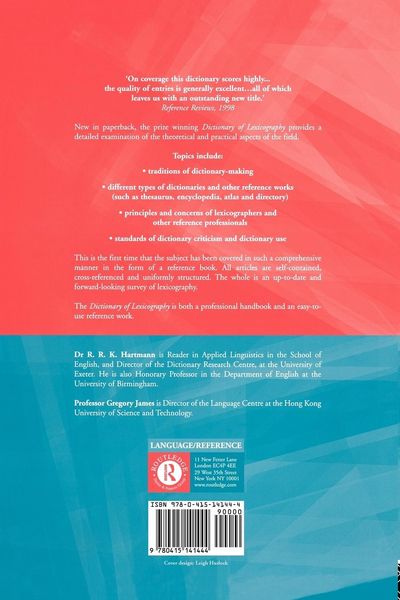 Produktbild: Dictionary of Lexicography