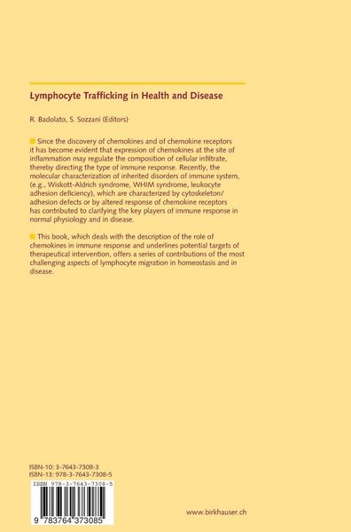 Produktbild: Lymphocyte Trafficking in Health and Disease