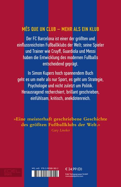 Produktbild: BARCA. Der Klub, der den modernen Fu&szlig;ball erfand