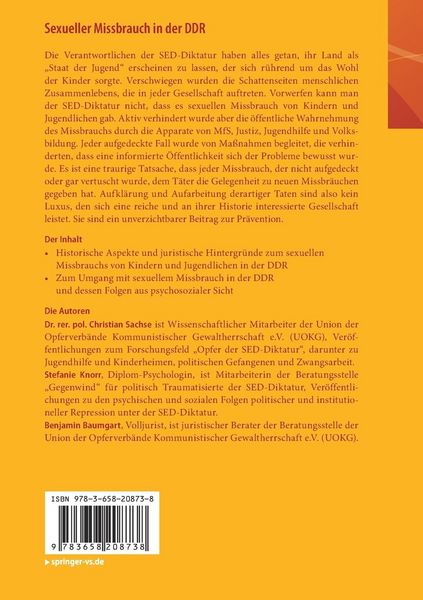 Produktbild: Sexueller Missbrauch in der DDR