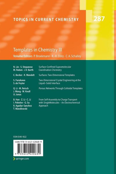 Produktbild: Templates in Chemistry III