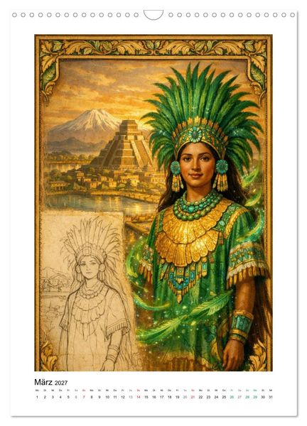 Produktbild: Renaissance Weltreise (Wandkalender 2027 DIN A3 hoch), CALVENDO Monatskalender