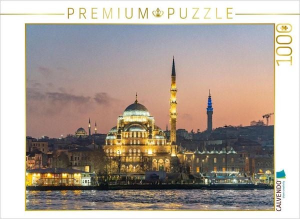 Produktbild: CALVENDO Puzzle Die Neue Moschee Istanbul | 1000 Teile Lege-Gr&ouml;&szlig;e 64x48cm Foto-Puzzle f&uuml;r gl&uuml;ckliche Stunden