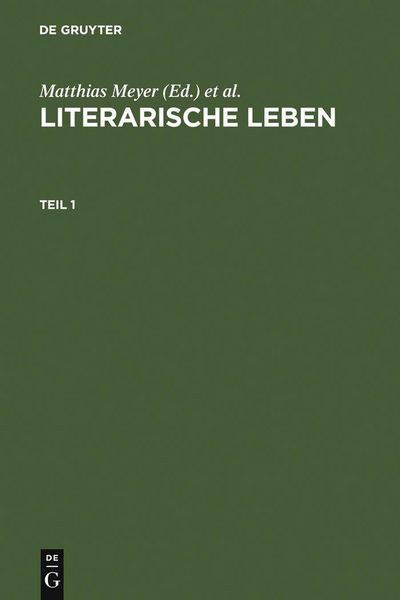 Produktbild: Literarische Leben