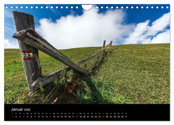 Produktbild: Von Venetien nach S&uuml;dtirol (Wandkalender 2026 DIN A4 quer), CALVENDO Monatskalender