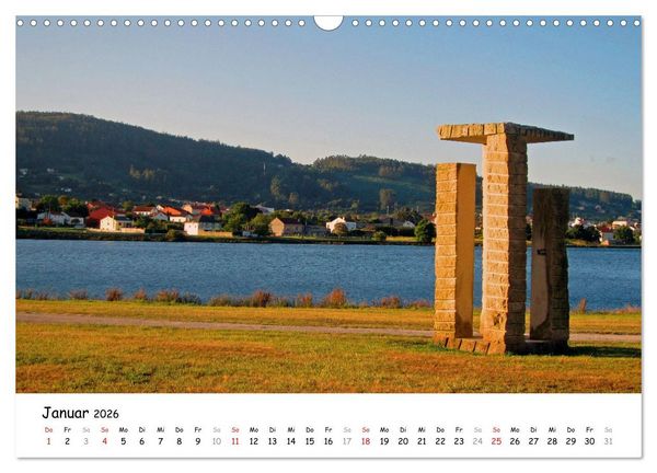 Produktbild: Jakobsweg - Camino Ingles (Wandkalender 2026 DIN A3 quer), CALVENDO Monatskalender