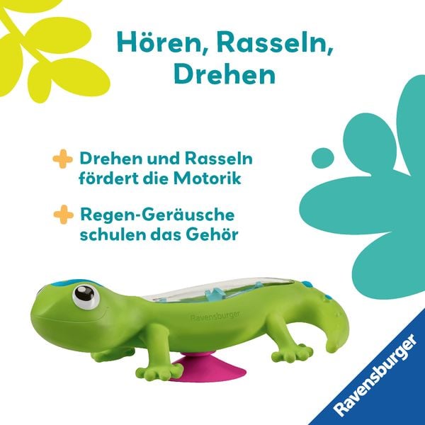 Produktbild: Ravensburger 4870 - play+ Regenmacher: Gecko