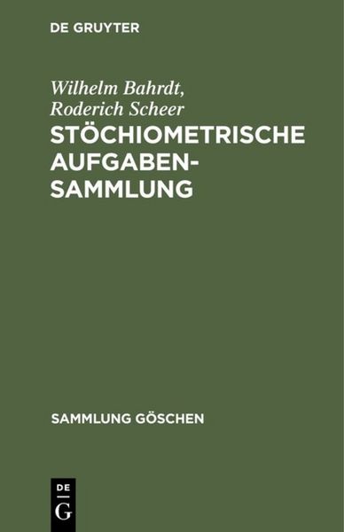 Produktbild: St&ouml;chiometrische Aufgabensammlung