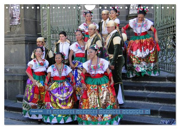 Produktbild: Mexiko - Land der Farben (Wandkalender 2026 DIN A4 quer), CALVENDO Monatskalender