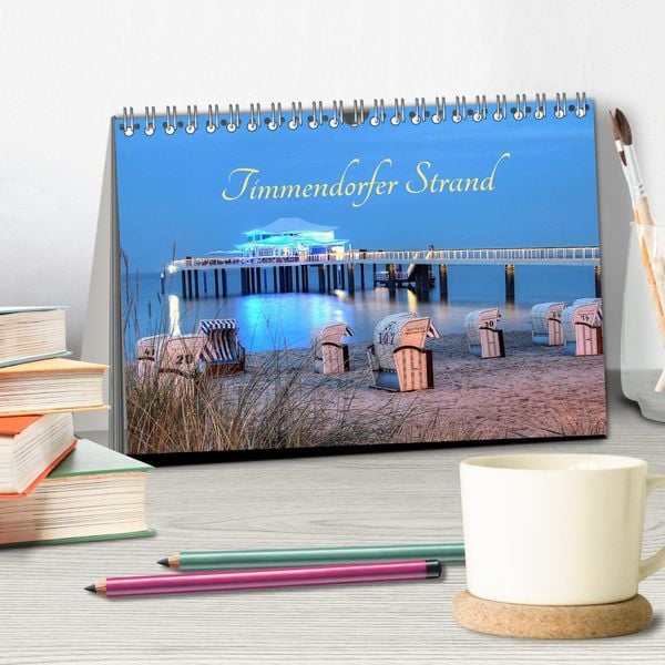 Produktbild: Timmendorfer Strand (Tischkalender 2026 DIN A5 quer), CALVENDO Monatskalender