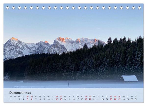 Produktbild: Alpenauszeit - Die Bergh&uuml;tten unserer Alpen (Tischkalender 2026 DIN A5 quer), CALVENDO Monatskalender