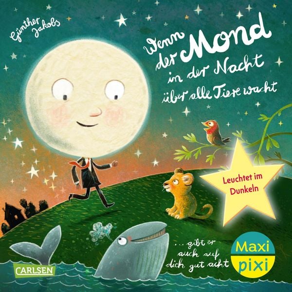 Produktbild: Maxi Pixi 511: Wenn der Mond in der Nacht &uuml;ber alle Tiere wacht... gibt er auch auf dich gut acht