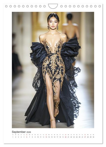 Produktbild: Asian High Fashion. Eleganz und Glamour auf dem Laufsteg (Wandkalender 2026 DIN A4 hoch), CALVENDO Monatskalender