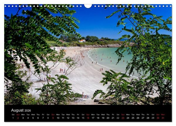 Produktbild: Beaches of Galicia (Wall Calendar 2026 DIN A3 landscape), CALVENDO 12 Month Wall Calendar