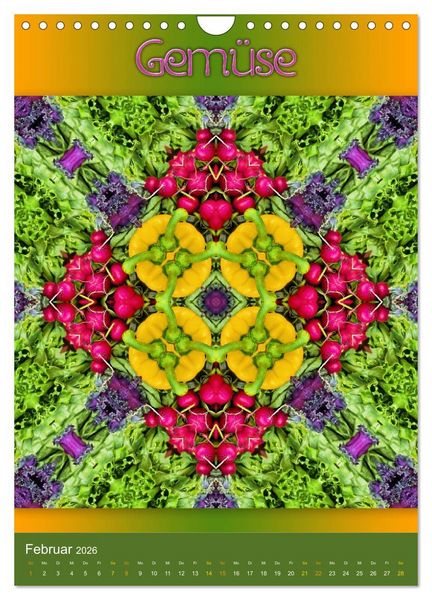 Produktbild: Kulinarische Mandalas (Wandkalender 2026 DIN A4 hoch), CALVENDO Monatskalender