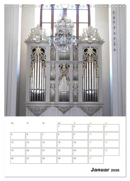 Produktbild: Orgeln zum Verlieben! (Wandkalender 2026 DIN A3 hoch), CALVENDO Monatskalender