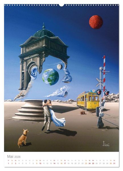 Produktbild: Blau Tr&auml;umen (Wandkalender 2026 DIN A2 hoch), CALVENDO Monatskalender