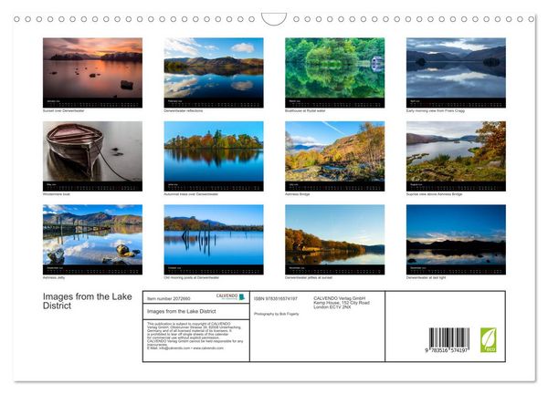 Produktbild: Images from the Lake District (Wall Calendar 2026 DIN A3 landscape), CALVENDO 12 Month Wall Calendar