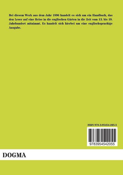 Produktbild: A History of Gardening in England