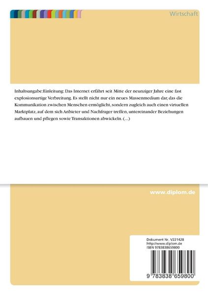Produktbild: Das Internet als Distributionsinstrument der Trontr&auml;gerindustrie